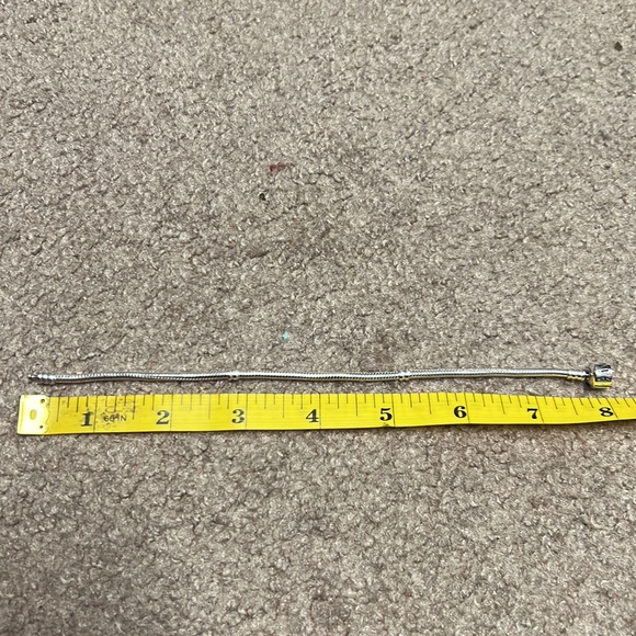 Pandora Bracelet BARREL Clasp 8 inch Snake Chain - Picture 6 of 6